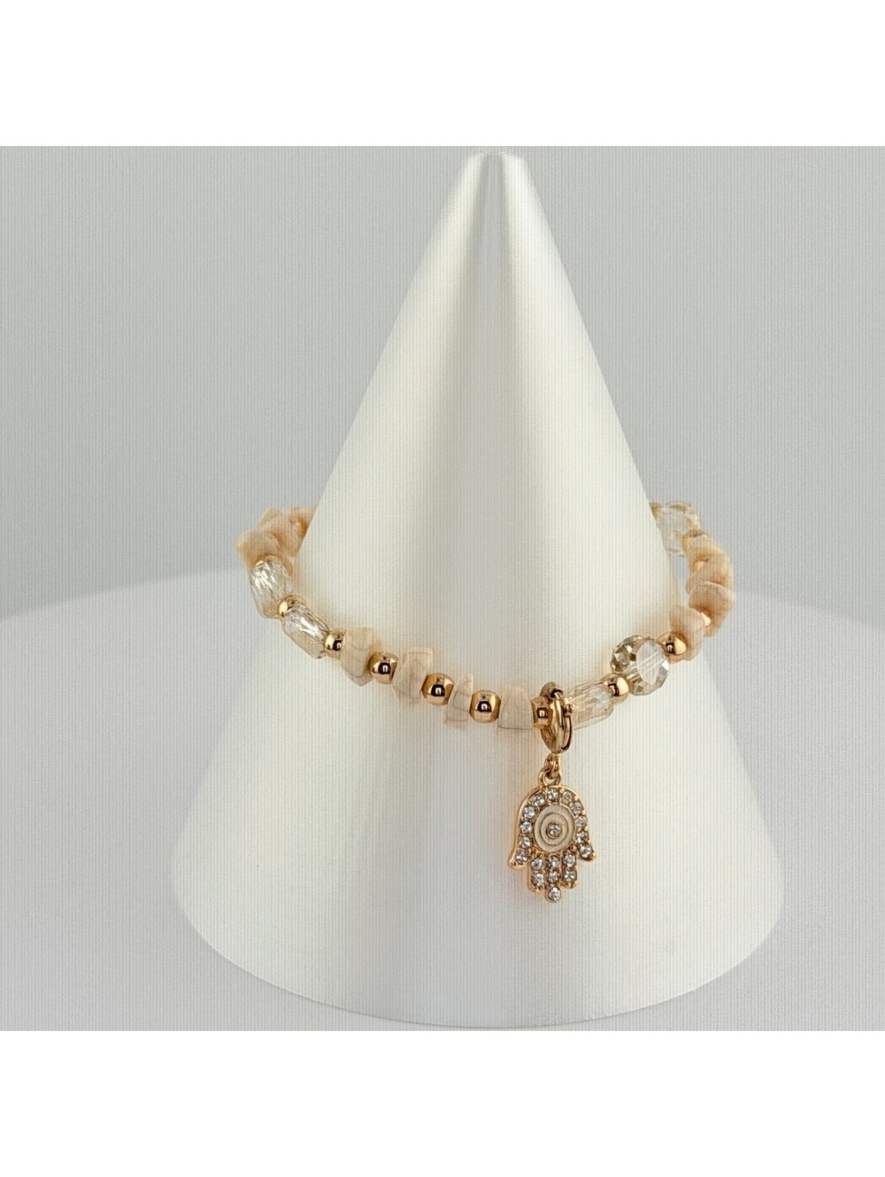 Bomb Party Single Stack Bracelet - on Yellow Gold #87